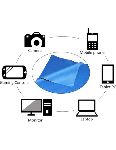 Paño de Microfibra Eco-Fused 40x40 cm Paquete de 4