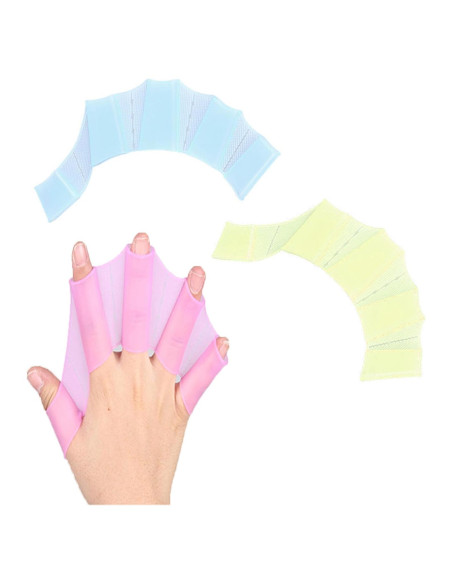 Guantes de Silicona para Natación Bgieaug L Unisex