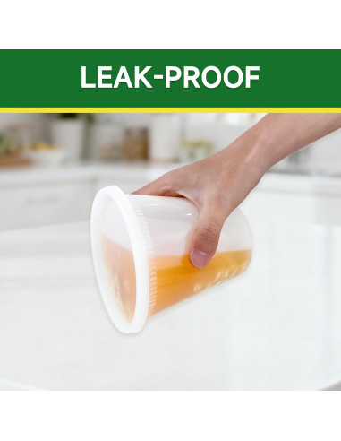 Set de 50 Contenedores Deli 950 ml Dealusy A Prueba de Fugas