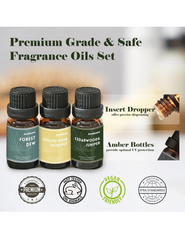 Aceite de Fragancia Woodland AmaKane 6x10ml - Aromas Naturales