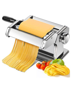 Máquina de Pasta AITRAI Manual 9 Grosor Acero Inoxidable