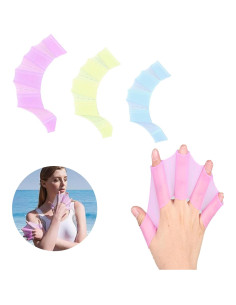 Guantes de Silicona para Natación Bgieaug L Unisex 2