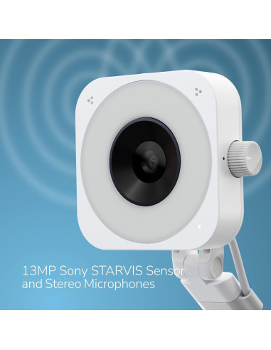 Cámara Documental OKIOCAM W1 4K 8MP con Luz LED y AI