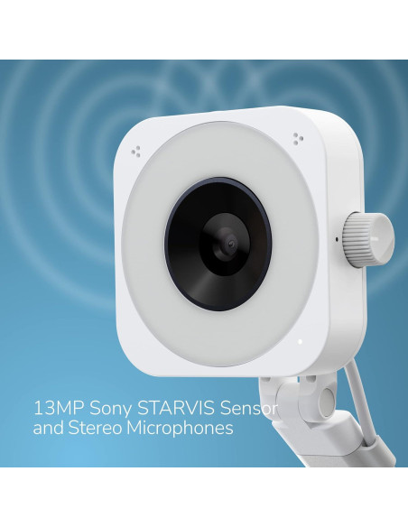 Cámara Documental OKIOCAM W1 4K 8MP con Luz LED y AI