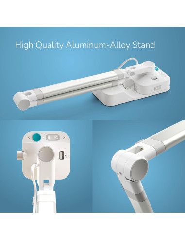 Cámara Documental OKIOCAM W1 4K 8MP con Luz LED y AI