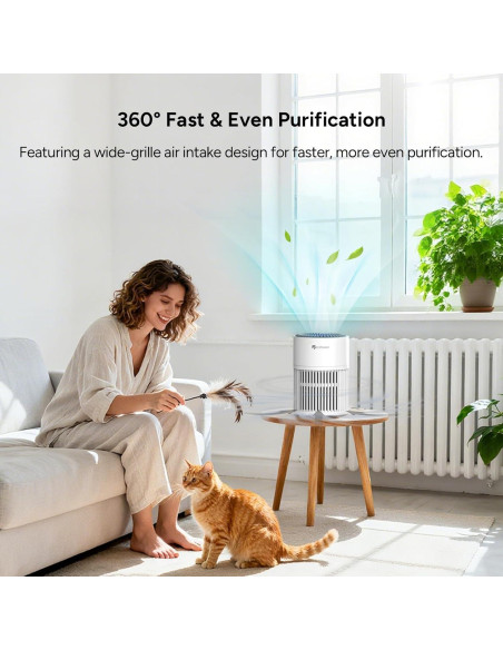 Purificador de aire HEPA Dr.Prepare DAP03 12W para hogar