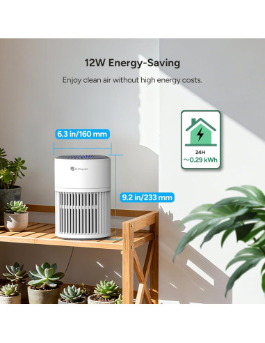 Purificador de aire HEPA Dr.Prepare DAP03 12W para hogar