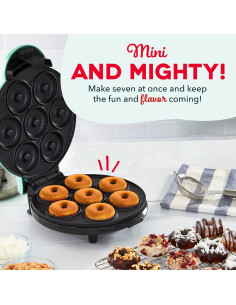 Fabricante de Donuts Dash DDM007GBAQ04 - Hace 7 Mini Donuts 2