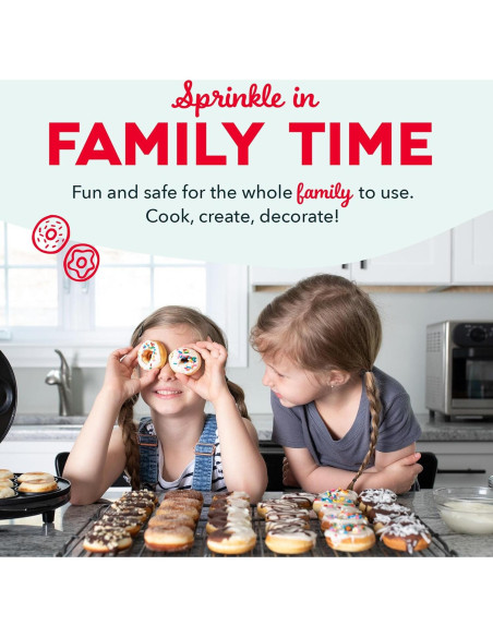 Fabricante de Donuts Dash DDM007GBAQ04 - Hace 7 Mini Donuts