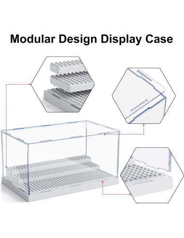 Caja de Exhibición Mlikero para Minifiguras 25,5x15,5x13,7cm