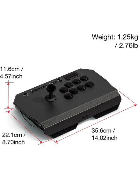 Joystick Qanba Drone 2 USB para PS5/PS4 y PC