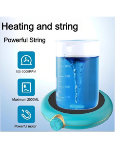 Placa Calentadora con Agitador Magnético Bipee HMS-M-100 Azul 2