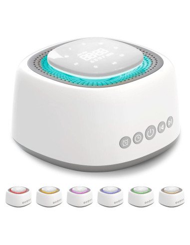 Máquina de Sonido Coyeku con 50 Sonidos Relajantes y Luz Nocturna