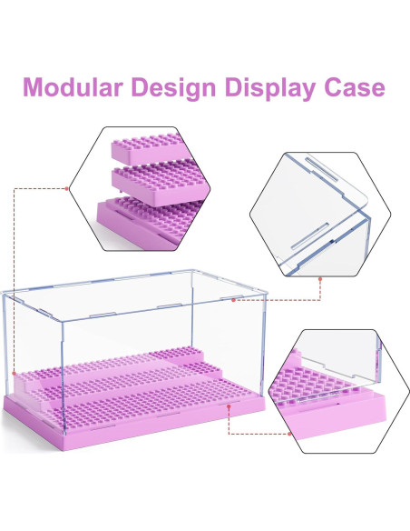 Caja de Exhibición Mlikero para Minifiguras Acrílica 25,4 cm