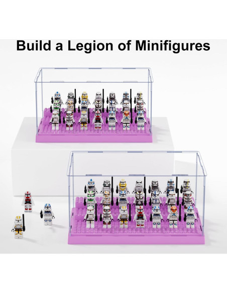 Caja de Exhibición Mlikero para Minifiguras Acrílica 25,4 cm