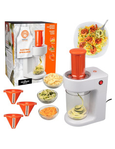 Espiralizador Eléctrico MasterChef MTF-SPR-771 3 en 1