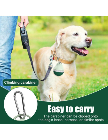 Botella de Agua para Perros DONGKER 200ml Plegable Verde