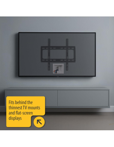 Placa de Pared DataComm 45-0031-WH con Doble Receptáculo