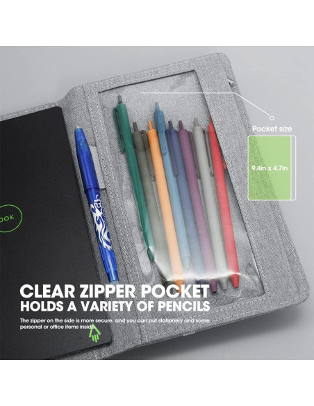 Funda Folio Pulchrum para Cuaderno A5 Ejecutivo Impermeable