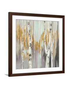 Impresión de Arte en Pared ART.COM Abedul Plateado II 96.5x96.5cm
