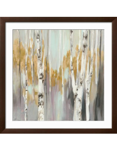Impresión de Arte en Pared ART.COM Abedul Plateado II 96.5x96.5cm 2