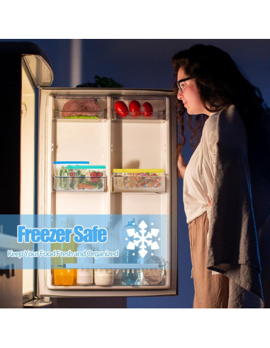 Paquete de 32 Bolsas Reutilizables de Silicona - 3 Tamaños