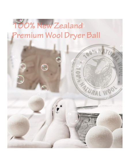 Bolas de Secadora de Lana EcoJeannie - 4 Pack XL Ecológicas