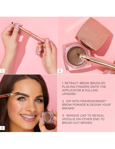 Gel para Cejas Tarte Big Ego Pomada Marrón Oscuro 4g