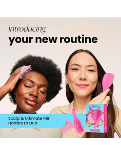 Set de Regalo Tangle Teezer Mini Cepillo y Masajeador Cuero Cabelludo 2