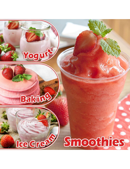 Polvo de Fresa Liofilizado Kiigfood 120g - Vegano y Sin Gluten