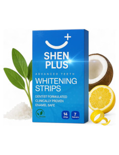 Tiras Blanqueadoras de Dientes Shen Plus - 14 Tiras Naturales