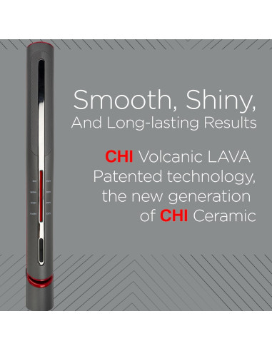 Plancha de Peinado CHI Lava Glide Cerámica 1" (2.54 cm) Profesional