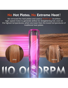 Plancha y Secador 2 en 1 Slopehill EF088 - Tecnología de Aire 2