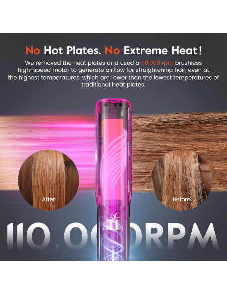 Plancha y Secador 2 en 1 Slopehill EF088 - Tecnología de Aire