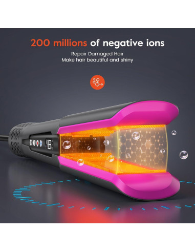 Plancha y Secador 2 en 1 Slopehill EF088 - Tecnología de Aire