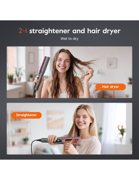 Plancha y Secador 2 en 1 Slopehill EF088 - Tecnología de Aire