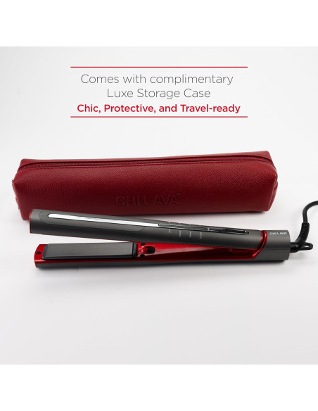 Plancha de Peinado CHI Lava Glide Cerámica 1" (2.54 cm) Profesional