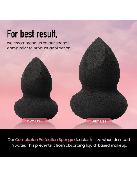 Esponja de Maquillaje Vegana Frankie Rose | Cobertura Media a Completa