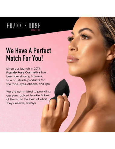 Esponja de Maquillaje Vegana Frankie Rose | Cobertura Media a Completa