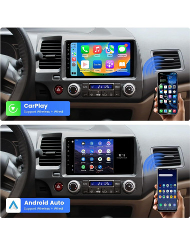 Estéreo de Coche Dasaita 9" para Honda Civic 2007-2011