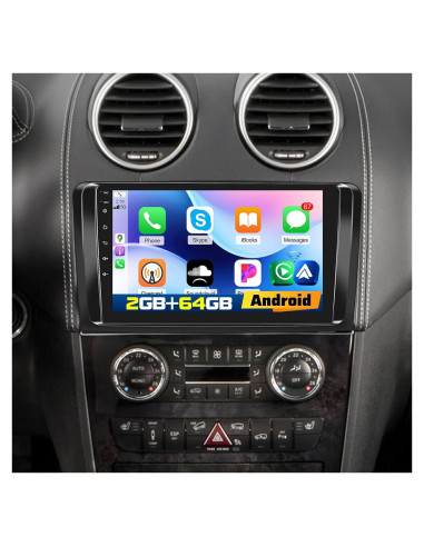 Radio de Coche Android 9" para Mercedes ML350 GL450 2005-2011