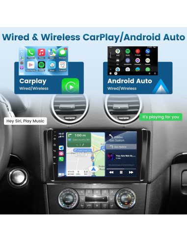 Radio de Coche Android 9" para Mercedes ML350 GL450 2005-2011