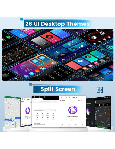 Radio de Coche Android 9" para Mercedes ML350 GL450 2005-2011