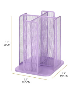 Soporte Organizador de Tazas ANNOVA 4 Compartimentos Púrpura 2