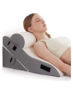 Juego de Almohadas en Cuña Longering 3 PCS 42 cm Alivio Dolor