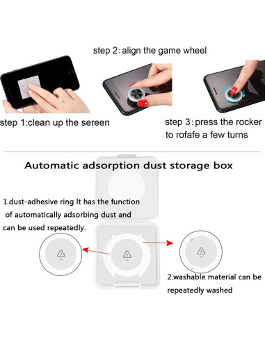 Joystick Móvil Vakili 2 Pack Alta Sensibilidad para Juegos