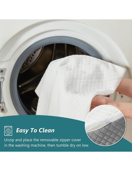 Juego de Almohadas en Cuña Longering 3 PCS 42 cm Alivio Dolor