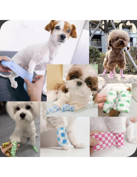 Venda Autoadhesiva Negra 2 Pulgadas IndigoCase - Paquete de 6 Rollos