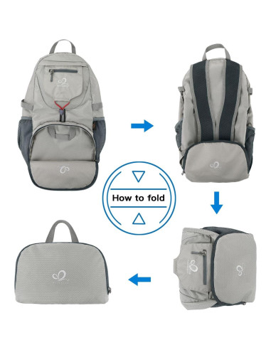 Mochila Plegable WATERFLY 20L Ultra Ligera para Viajes