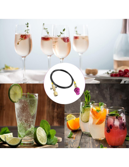 Adaptador CGA320 para Tanque de CO2 a Máquina de Soda KUMAS